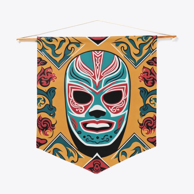 XIMOVERSE Lucha Mask Pennant (Style 1)
