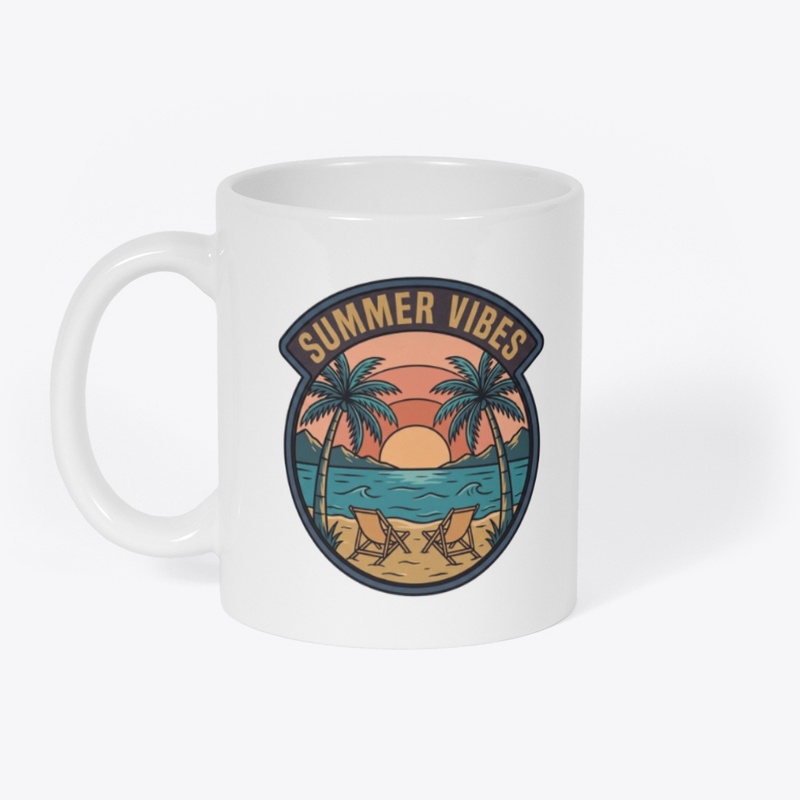 Vintage Summer Vibes T-Shirt Design