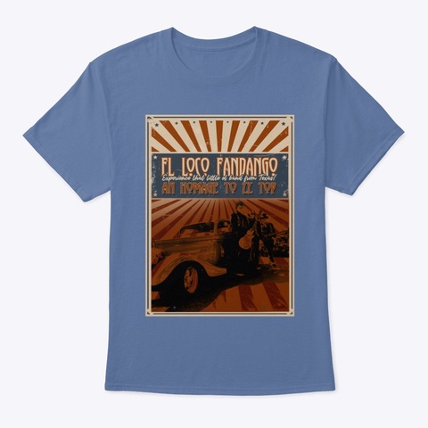 Elf Homage T Denim Blue T-Shirt Front