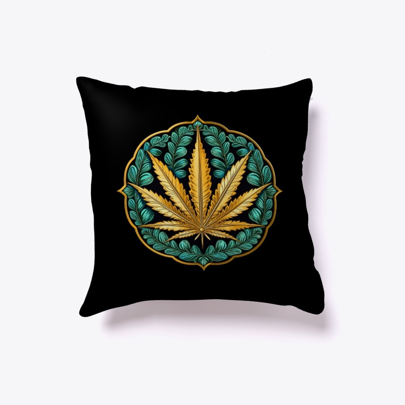 Blue and Gold Canna Crest