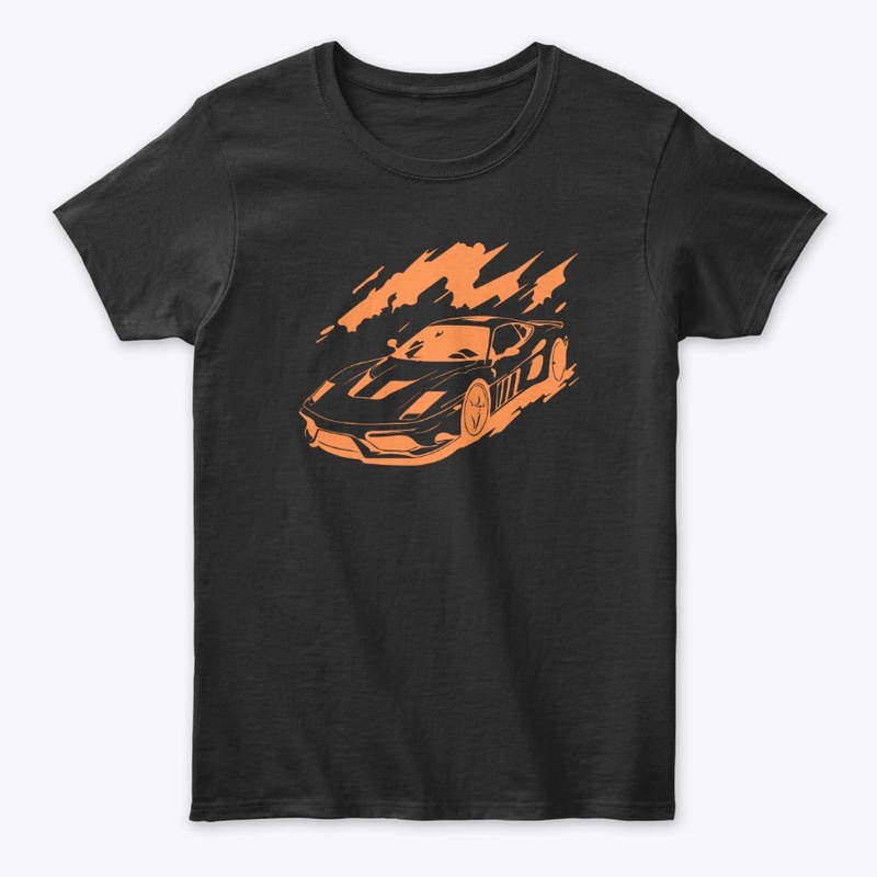 Speeding Flames super car