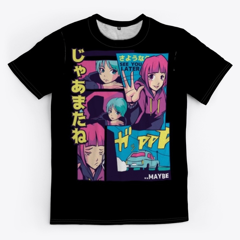 Anime Vaporwave See You Later Maybe