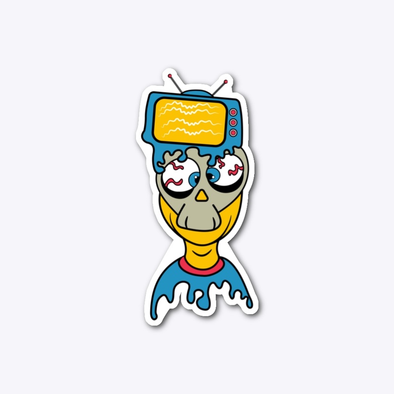 Skull Sticker