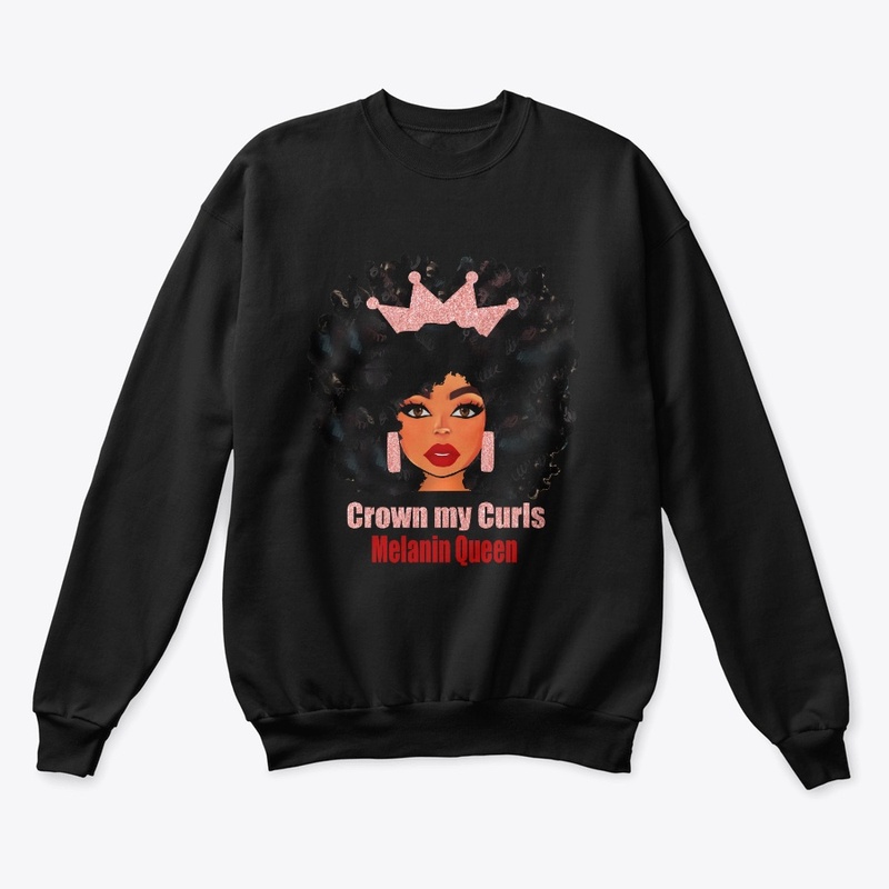 Crown my curls afro shirts