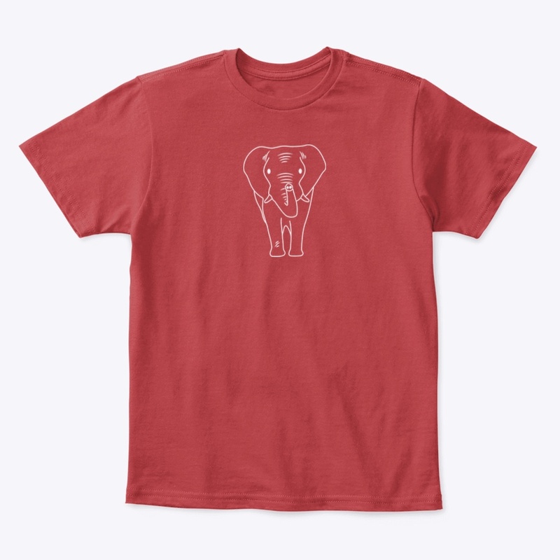 Classic Elephant Outline
