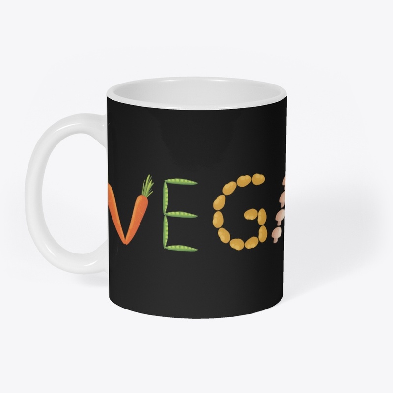 Veganlife cropped Hoodie