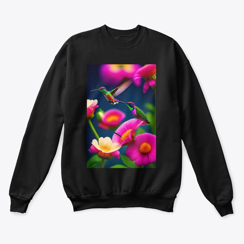"Hummingbirds in Bloom"