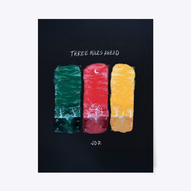 Three Miles Ahead | Poster Print