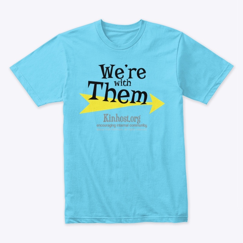 We're with Them DID Couples tee