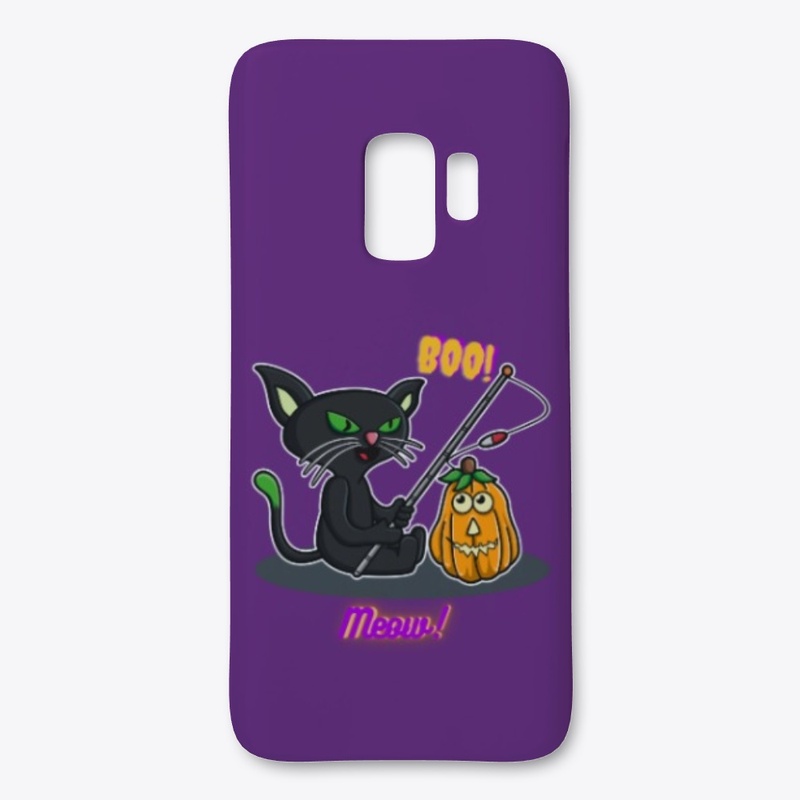 Black Cat Funny Pumpkin Boo accessories