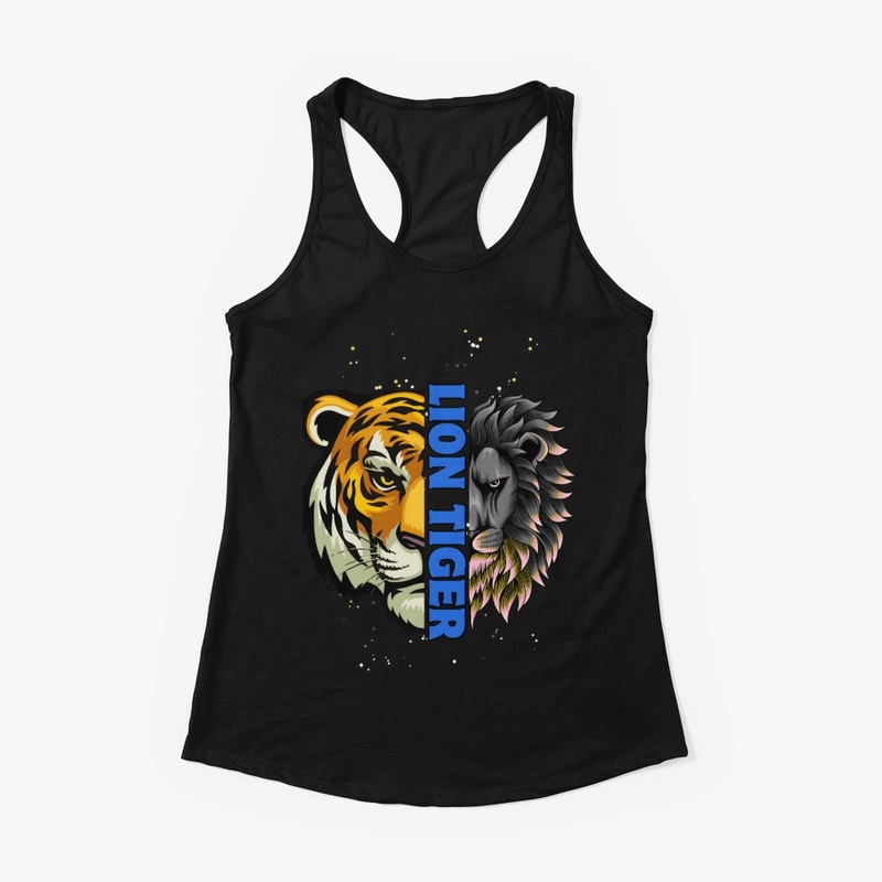Lion Tiger Women's Premium Tee Design