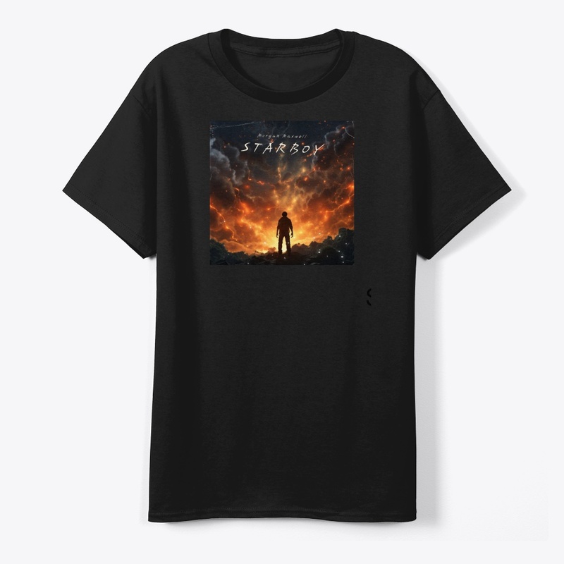 Star boy black t shirt 