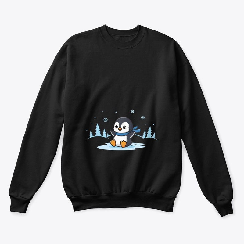 Cozy Winter Penguin T-Shirt