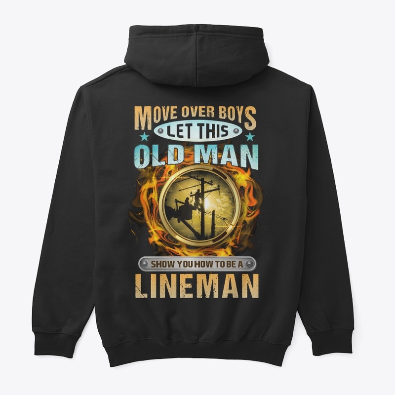 Lineman At Work Hoodie