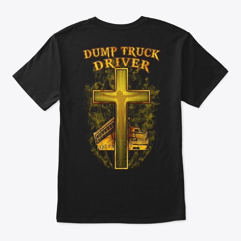 Dump Truck Driver Cross Hoodie