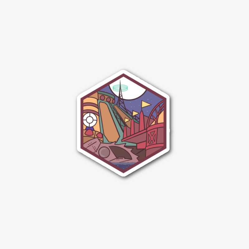 Mountain Badge: Discovery (3" sticker)