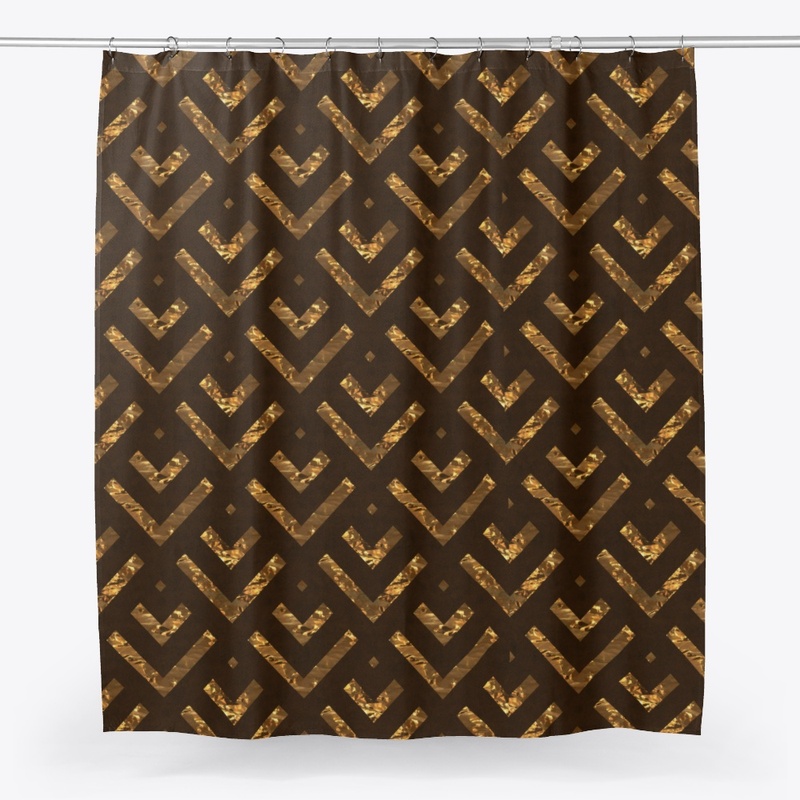 Sparkly Brown and Gold 
