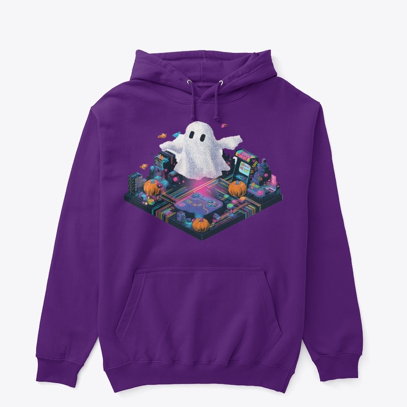 Halloween Gamer Ghost Art