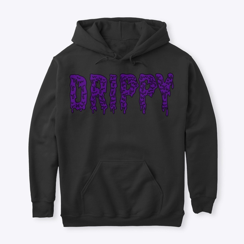 Purple Drippy Hoodie