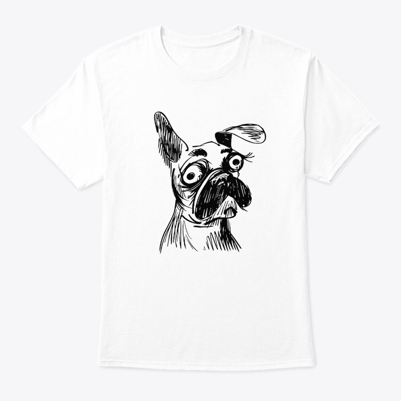 French Bulldog Sketch - Funny Dog Design