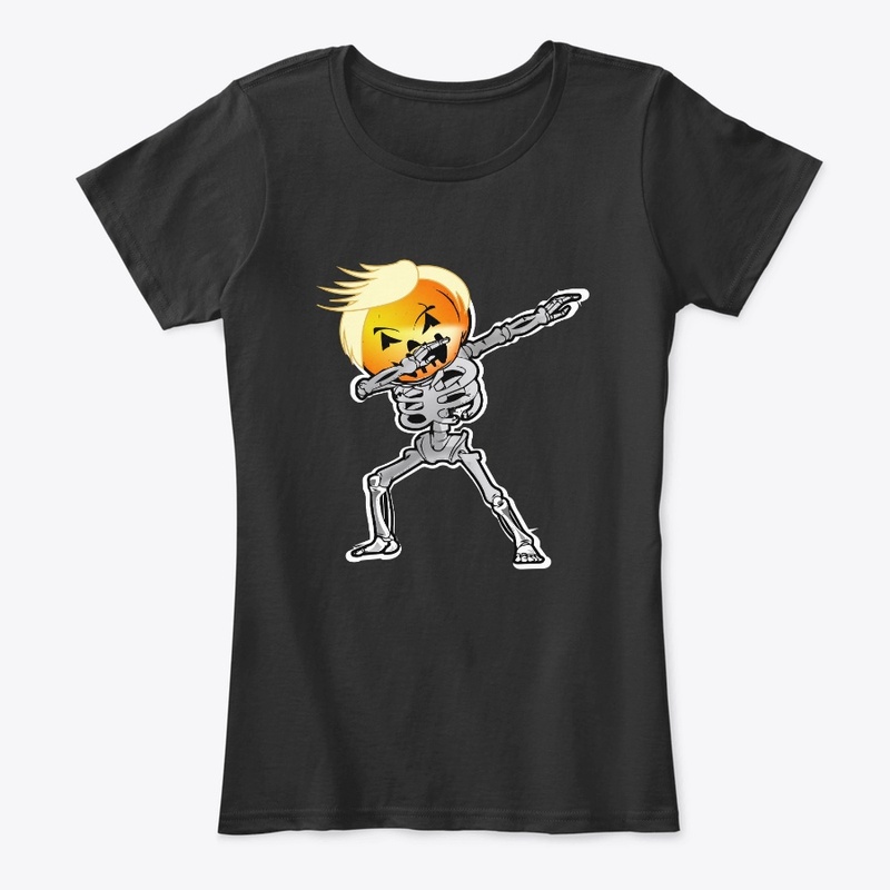 Dabbing Trumpkin Halloween costume tee