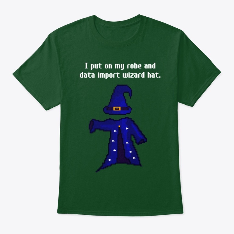 My Robe and Data Import Wizard Hat