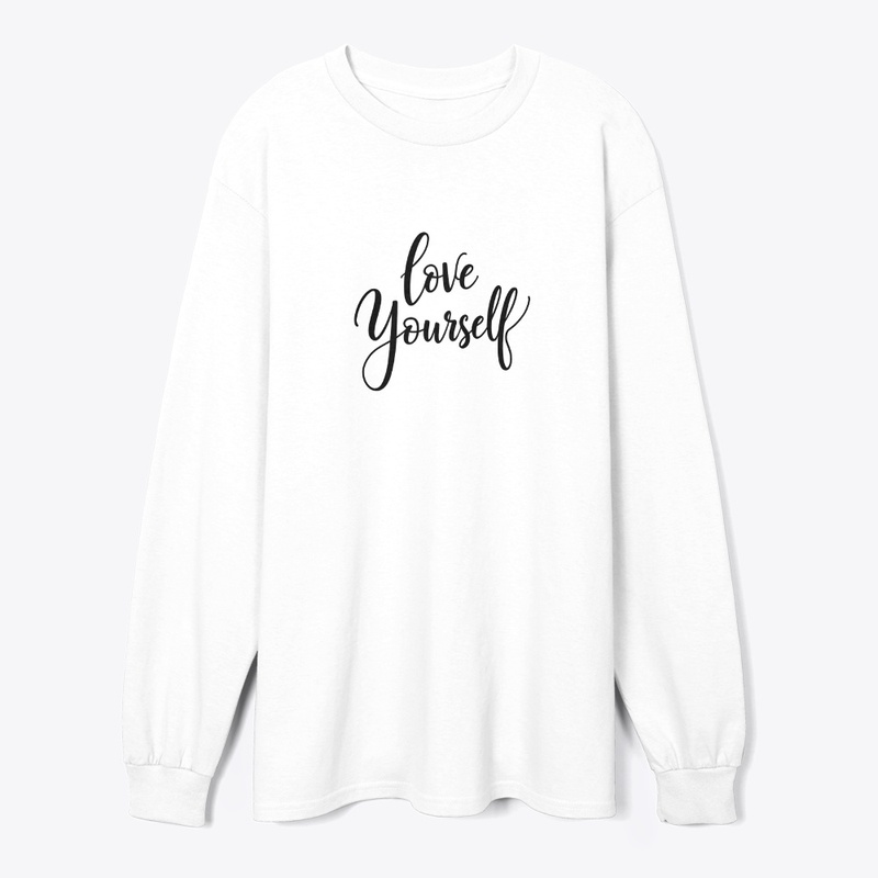 “Love Yourself” Handwritten Elegance Tee