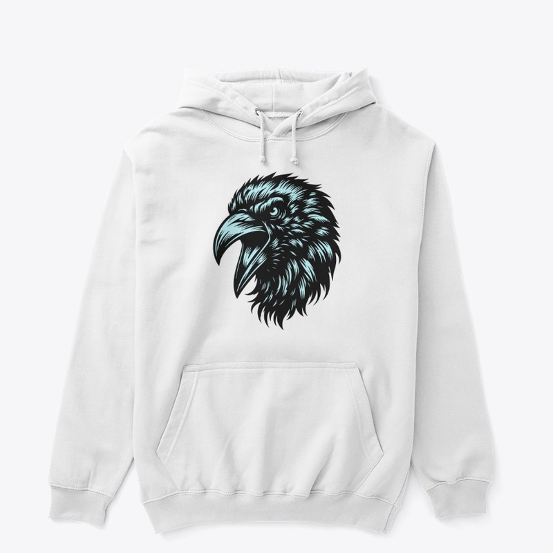 Powerful Angry Crow Art