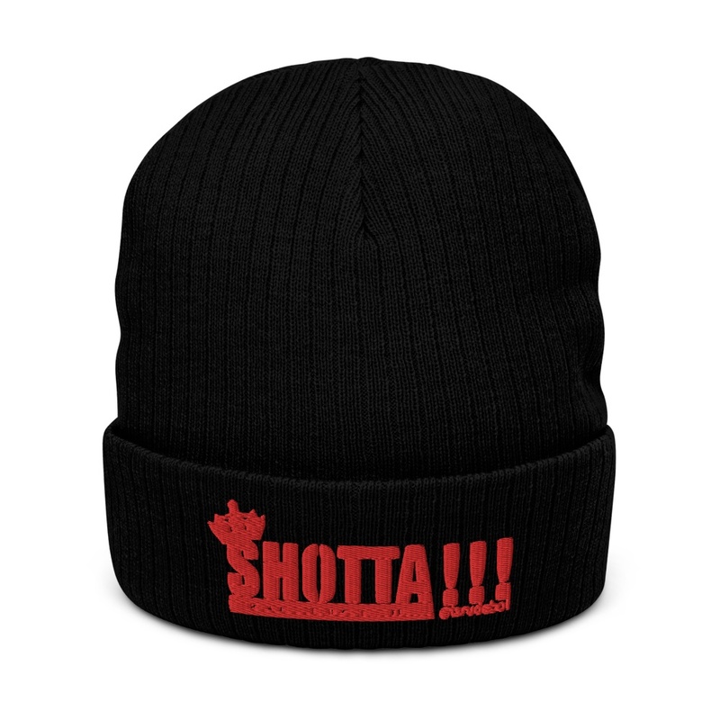 SHOTTA !!! Ribbed Knit Beanie