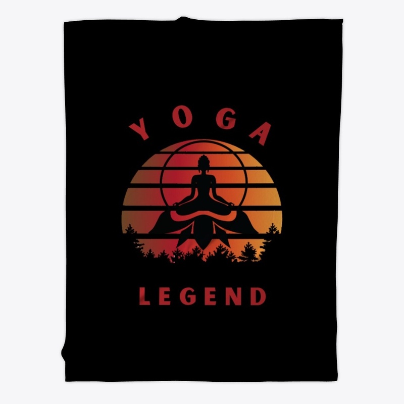 Yoga Legend Retro Vintage Design