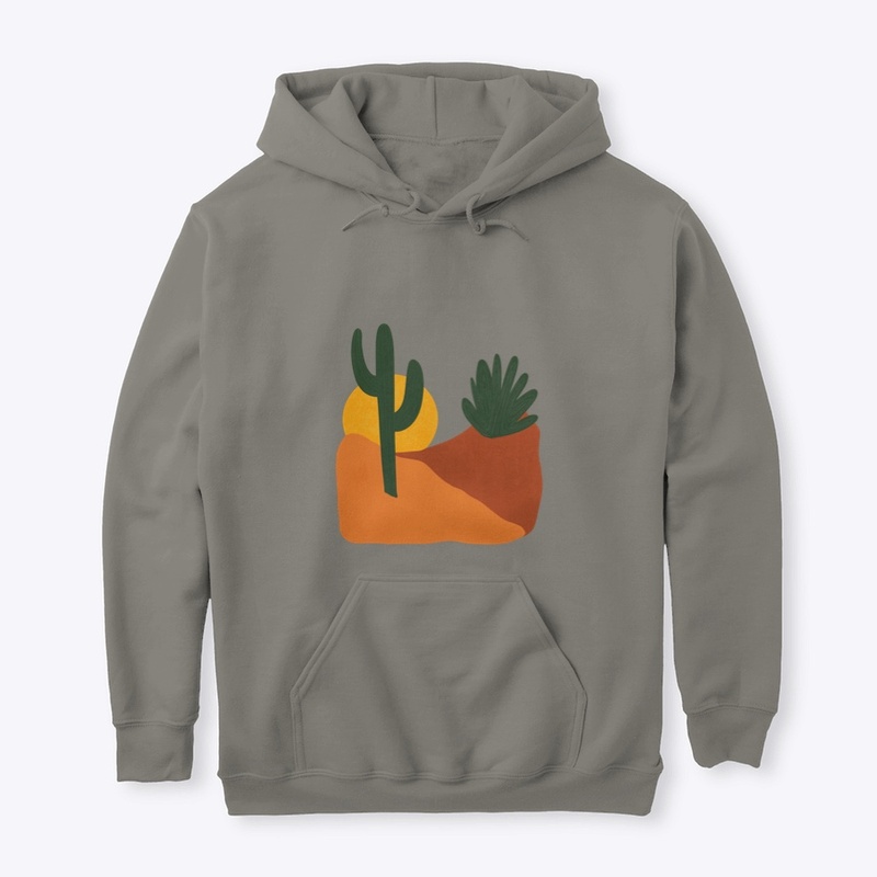 Minimalist Desert Sunset