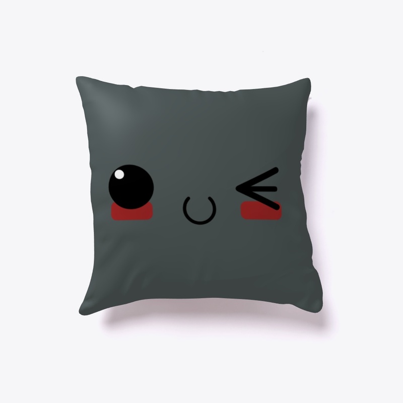 Kawaii japanese anime face design: lucky