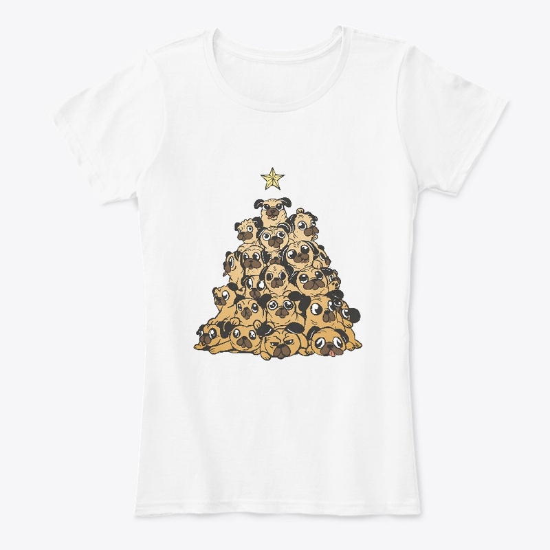 Pugs Christmas Tree