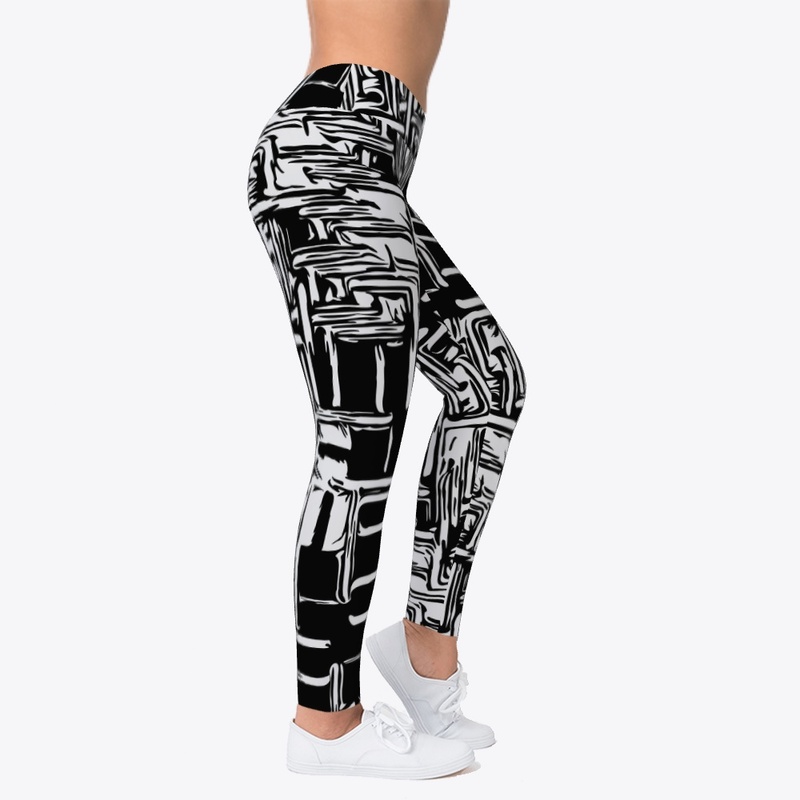Black White Abstract Pattern 