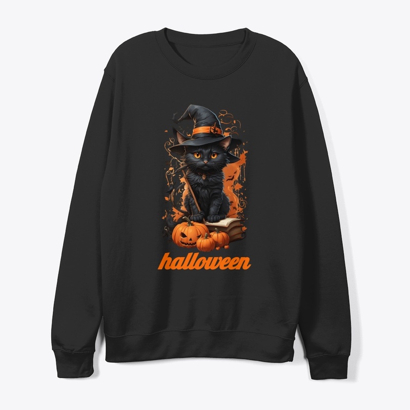 Halloween Black Cat Enchantment