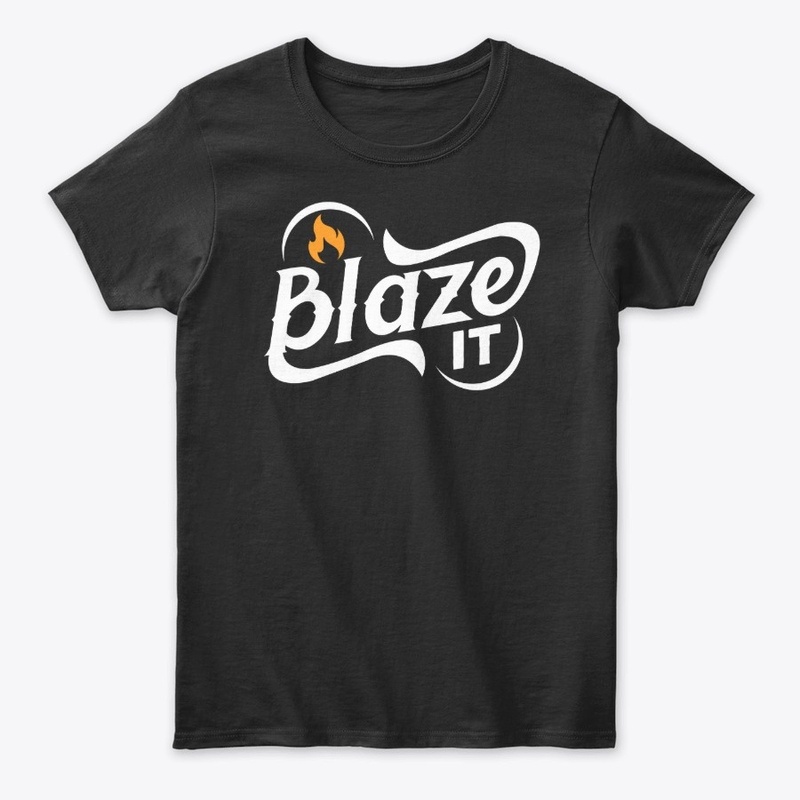 Blaze It! White on Black 2