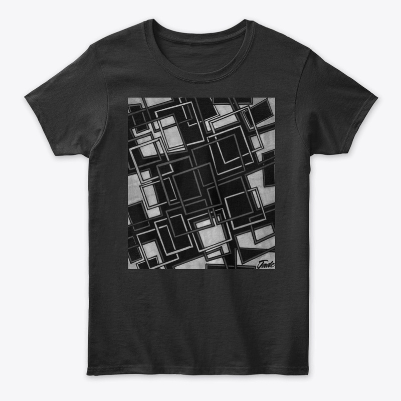 Black and Grey Maze Women's Classic Tee