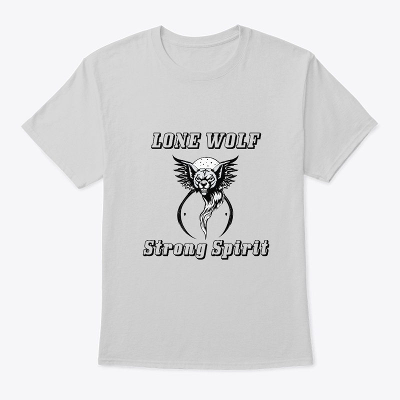 Wolf & Moon T-Shirt _ Wolf Strong Spirit