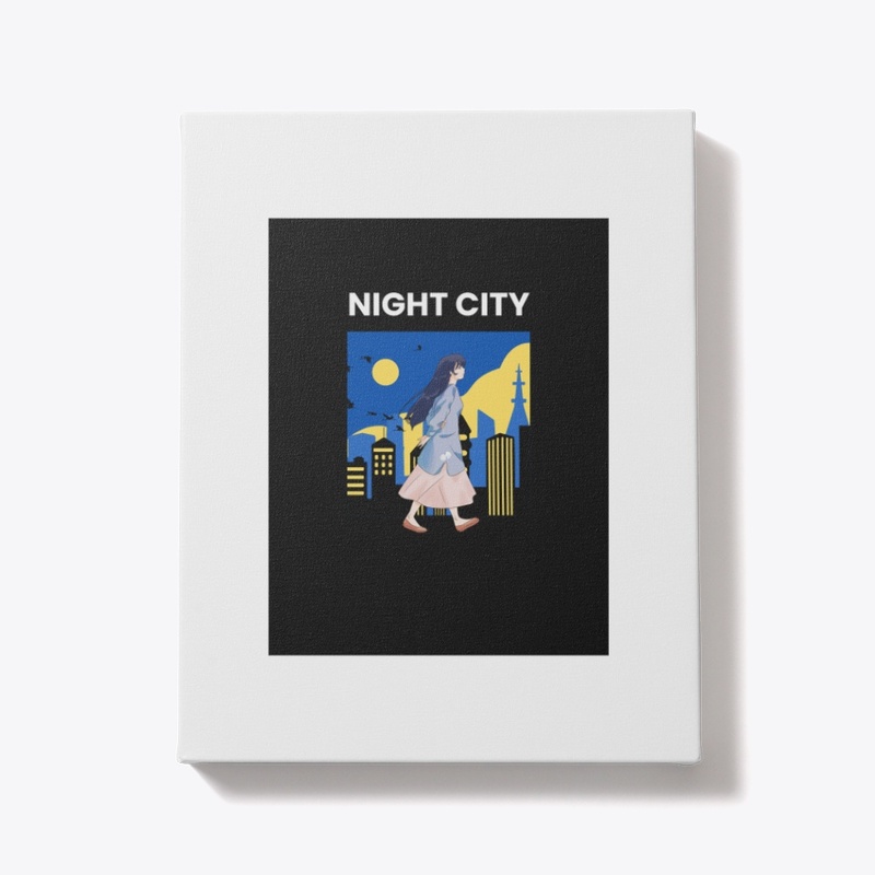 "Night City Vibes Graphic T-shirt 