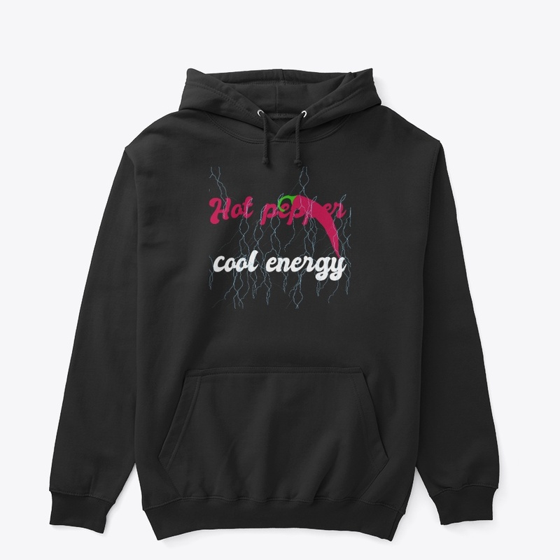 Hot Pepper, Cool Energy typography 