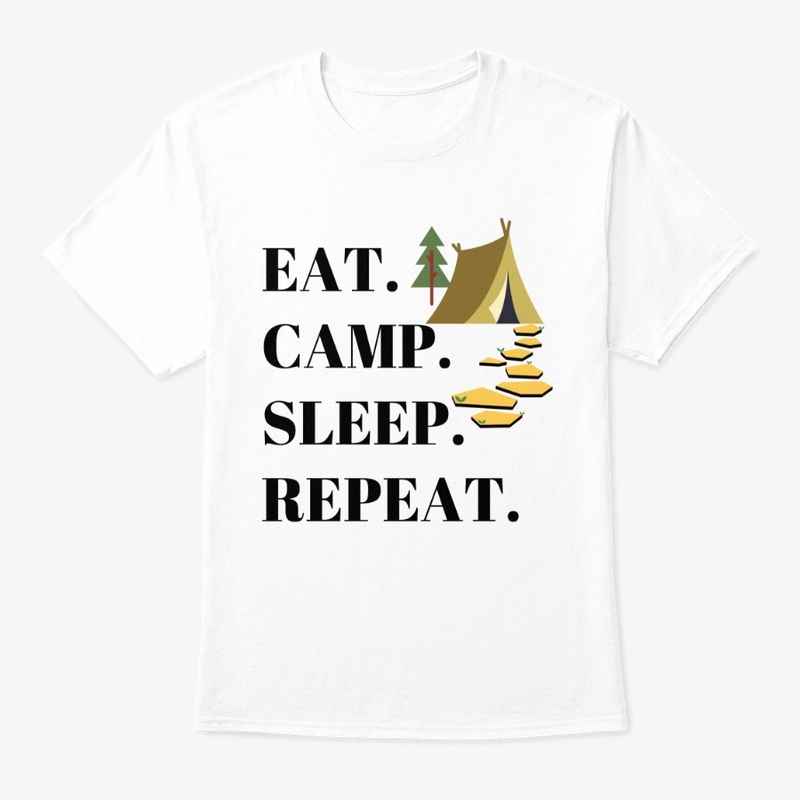 Eat camp sleep repeat - BL
