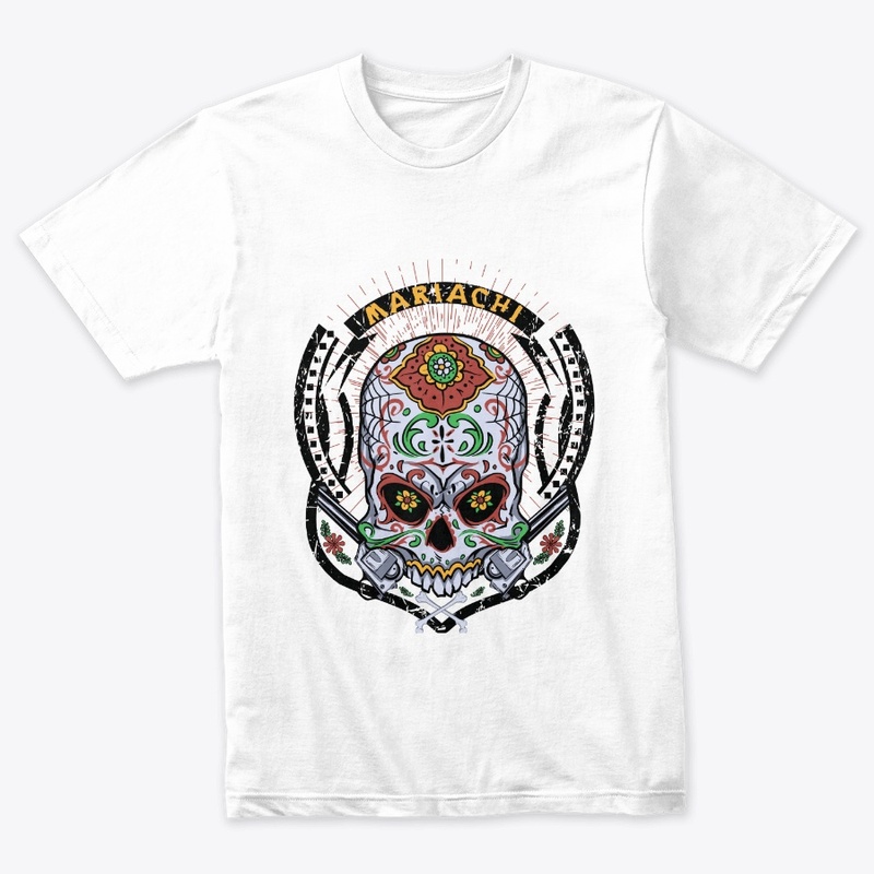 Craze Uk | Mariachi Skull Tees