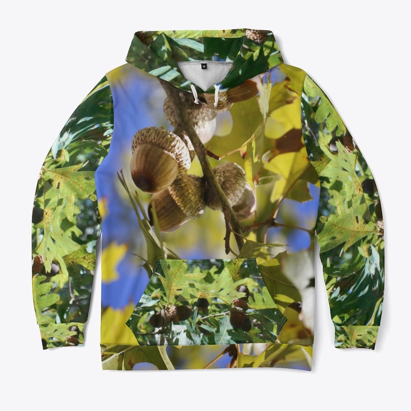clad acorn hoodie