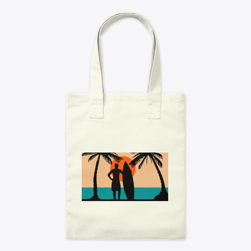 surfer on the beach