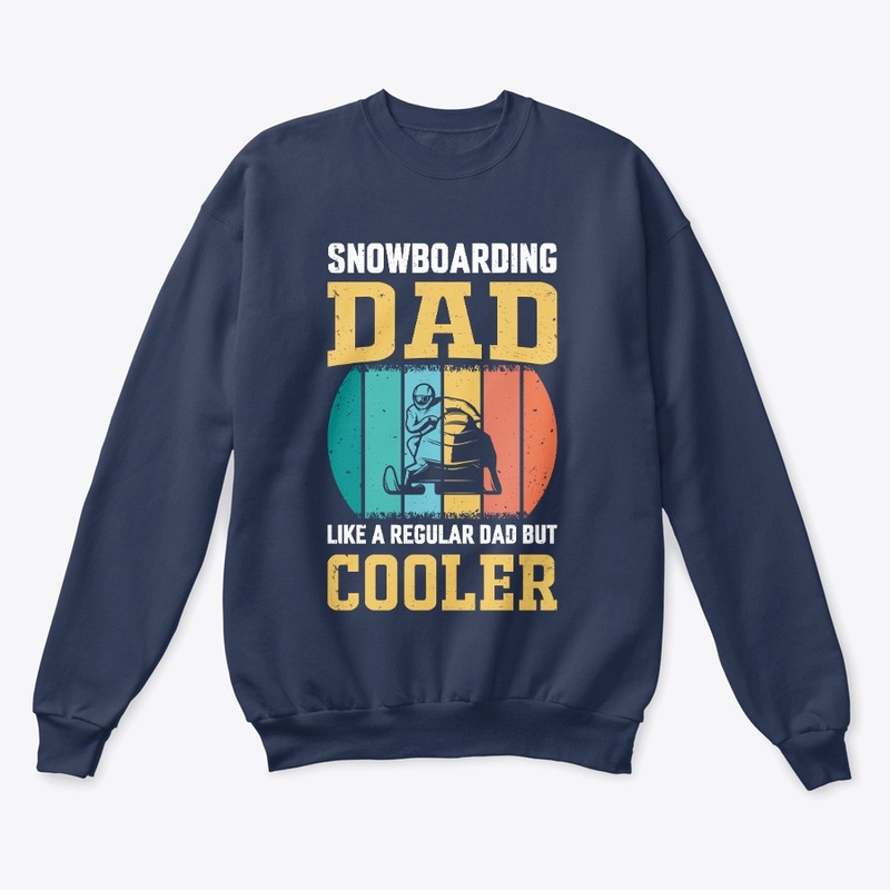 Snowboarding Dad Like A Regular Dad Tee