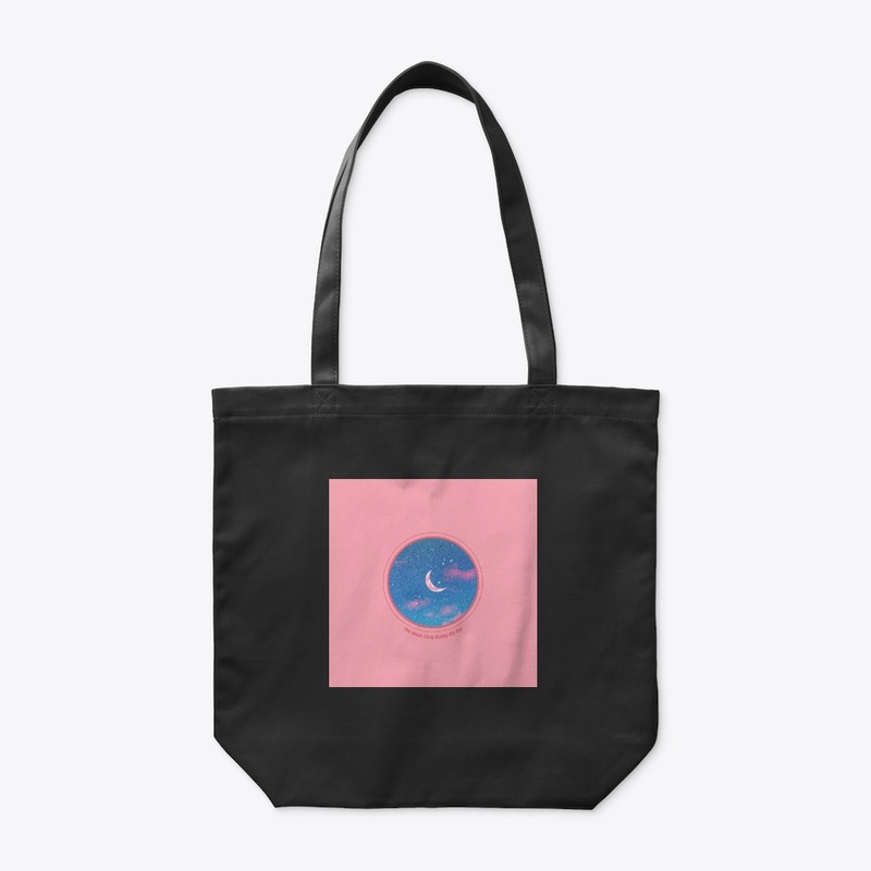 bag_the moon rising during the day