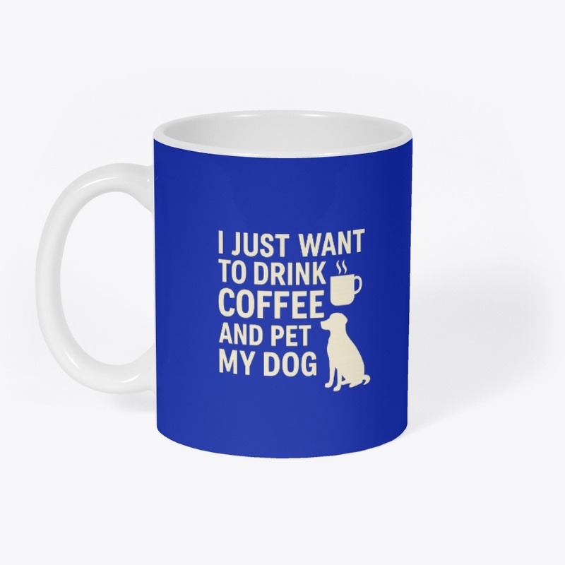 Coffee & Dog Lover Latte Mug