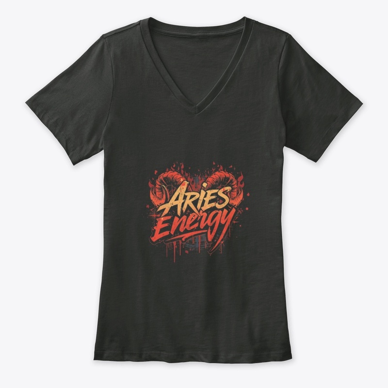 Aries Energy Fire Sign T-Shirt 🔥