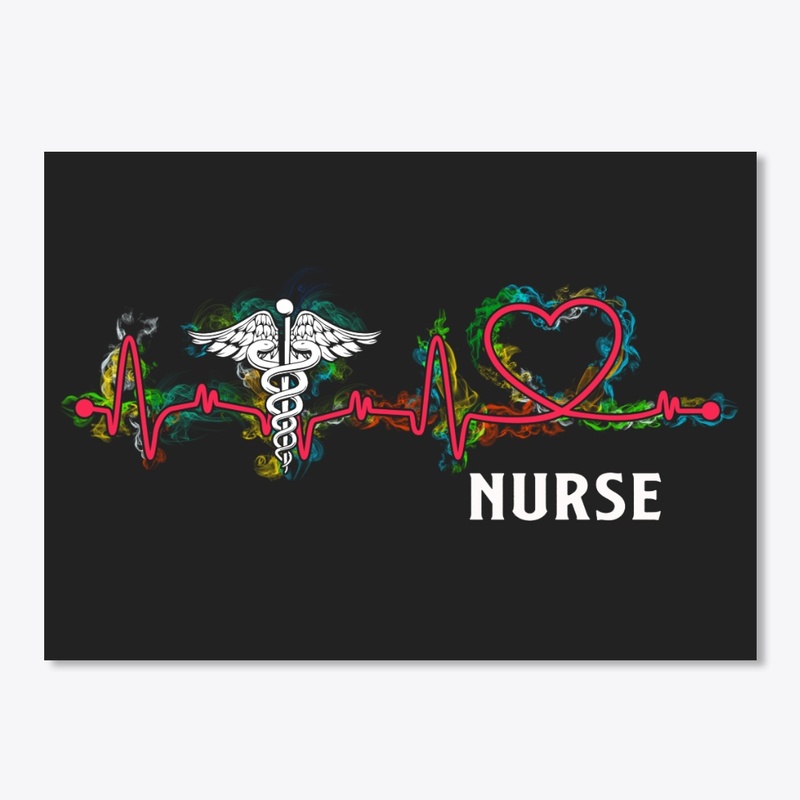Awesome Nurse Flame Heartbeat