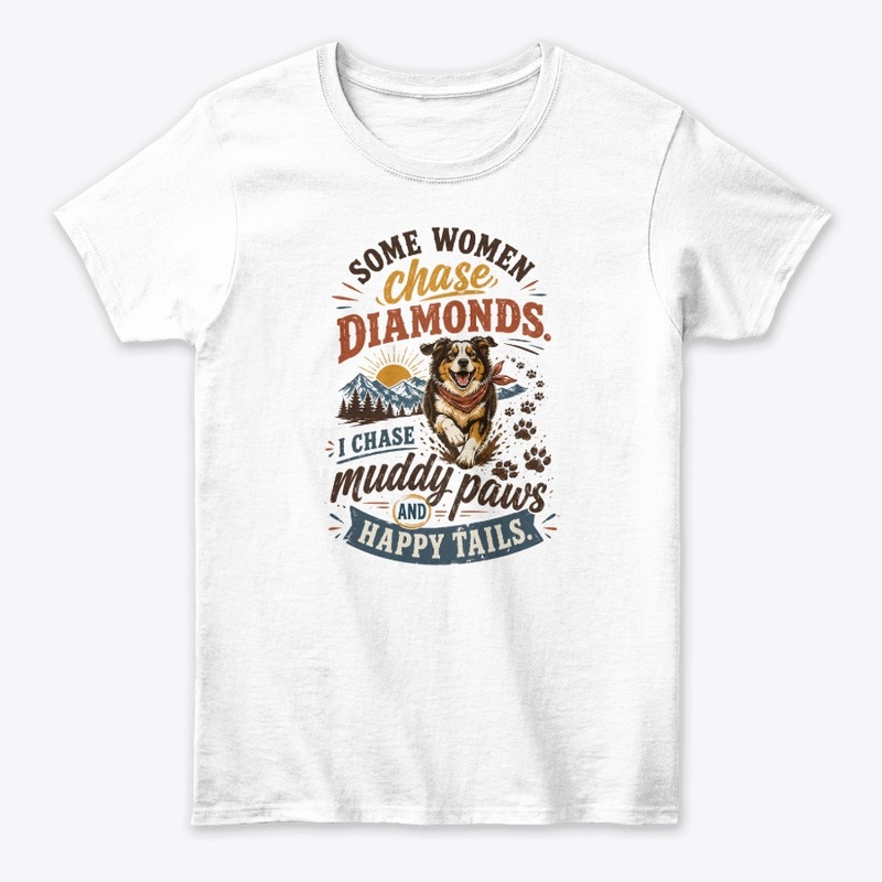 Muddy Paws Over Diamonds